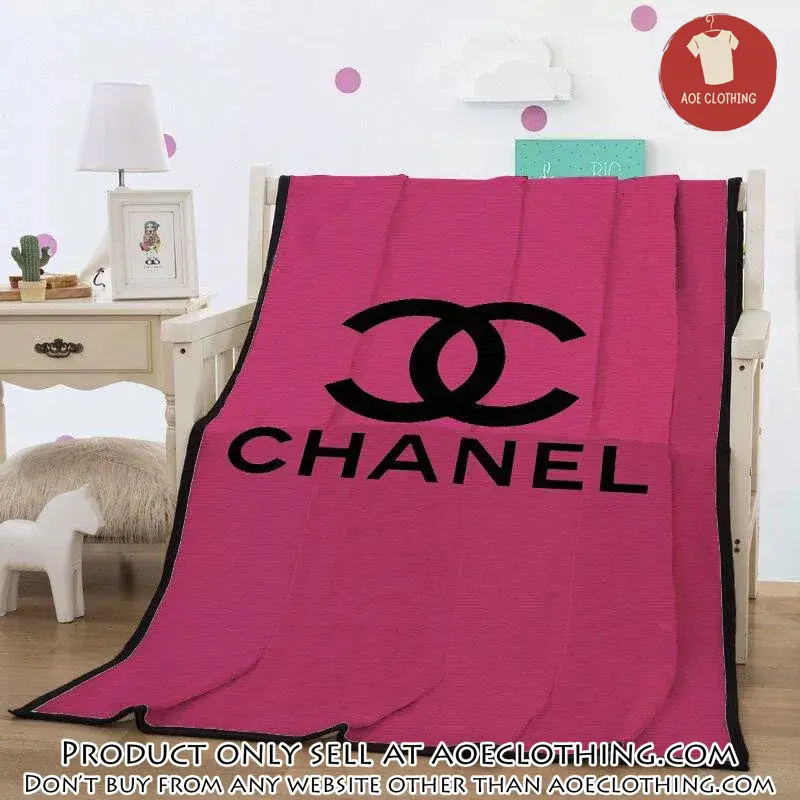Chanel pinky new fashion luxury brand blanket fleece comfortable blanket aoe0837783
